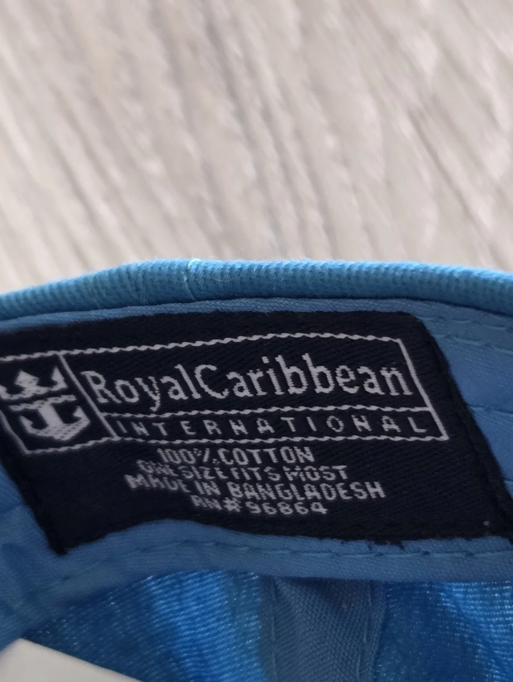 Royal Caribbean‎ Pickleball Club Rare Baseball Hat Cap Aqua Blue Adjustable Cap